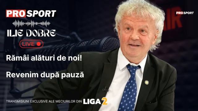 Ilie Dobre transmite în direct meciul dintre Gloria Buzău și Corvinul Hunedoara!