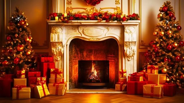 따뜻한 벽난로 옆의 크리스마스 음악 🎄 모두를 위한 메리 크리스마스 🔥 편안한 크리스마스 재즈 음악 | 2024년 메리 크리스마스 | Playlist Christmas Jazz смотреть онлайн