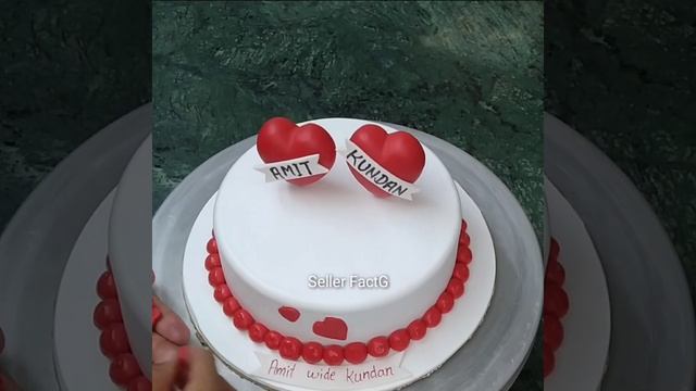 Ring Ceremony Cake | Engagement Cake Design #shorts смотреть онлайн