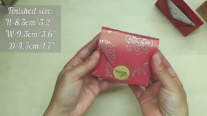 Мини-подарочный пакетик-оригами для небольшого подарка! Поделки своими руками!