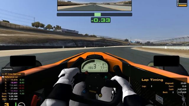 iRacing Star Mazda @ Laguna Seca (Test Session) смотреть онлайн