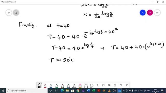 Problems on Newton's Law Of Cooling смотреть онлайн