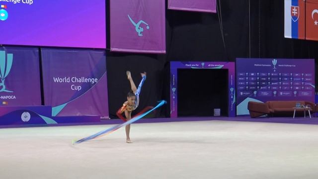 RAFFAELI Sofia ITA RIBBON FIG Rhythmic Gymnastics World Challenge Cup CLUJ NAPOCA смотреть онлайн