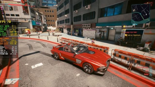 Cyberpunk 2077 Update 1.04 - RTX 3070 + Ryzen 5900X | 1080p Ultra RTX ON All DLSS Settings