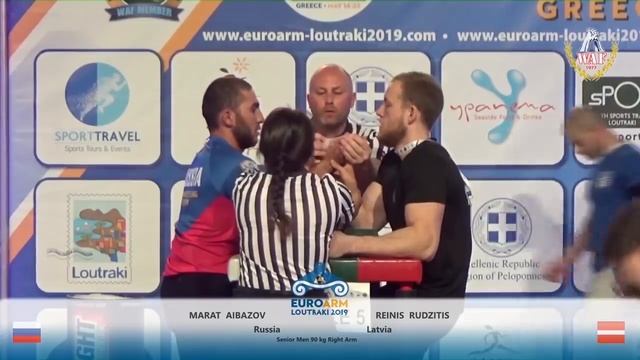 90 КГ | EuroARM 2019 | RIGHT ARM смотреть онлайн