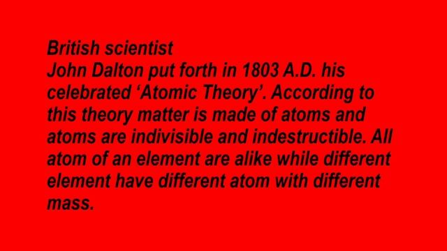 Atoms And Molecules | Dalton's Atomic Theory |Thomson Plum Pudding Model Of An Atom | смотреть онлайн