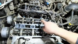 HAIMA 7. Затяжка болтов распредвалов.