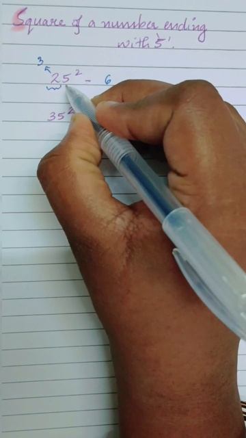 Hey guys...easy method to find squares ending with 5 for all... смотреть онлайн
