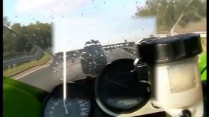 Kawasaki ZX-9R Ninja on-board, Top Speed, Acceleration, 300km/h, wheelie