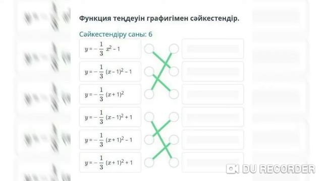 8сынып алгебра түріндегі функцияның графиктері мен қасиеттері. 2-сабақ