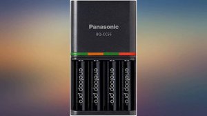 Panasonic K-KJ55KHC4BA Advanced 4 Hour Quick Battery Charger with 4AA eneloop pro review