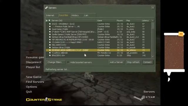 late night stream cs 1.6