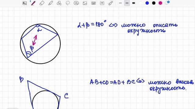 Вписанная и описанная окружности