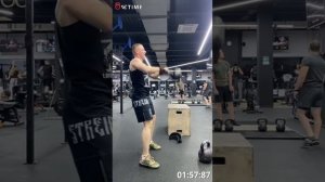 Алуев Сергей/ Зеленоград-2/ менеджер детского фитнеса/ Количество повторений 77 раз.