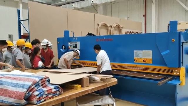 CNC Hydraulic Shearing Machine for Siemens Transformer manufacturing
