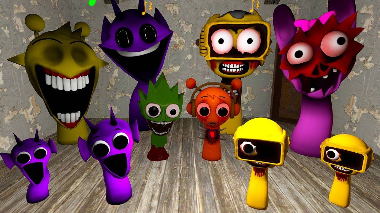 МЫ НАШЛИ ХОРРОР СПРУНКИ В ГРЕННИ ОНЛАЙН - Horror Incredibox Sprunki Song Granny Online Gmod смотреть онлайн