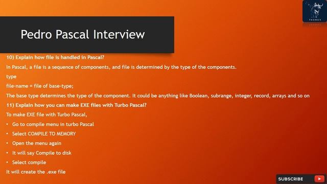 Pascal Interview Questions and Answers | Pascal Programming Interview | Top 16 Q&A for Success смотреть онлайн