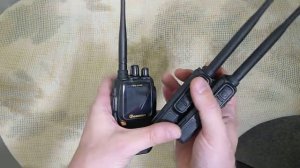 Пример работы трансивера "Wouxun" KG-UV8D одновременно на двух разных частотах.