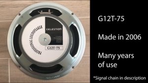 Celestion G12H-150 Redback vs G12K-100 vs G12T-75 (Metal/Rock)