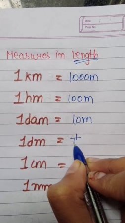 Measurement in length #shorts #ytshorts