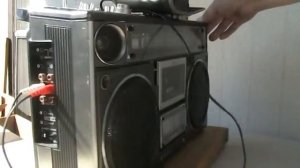 Sanyo M9994K Boombox Line in CD Cassette Sanyo M 9994 9994K M-9994