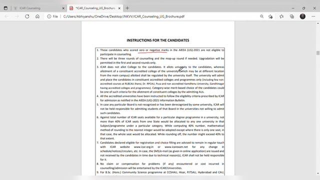 ICAR UG 2021 Counselling Schedule, Documents required, Seat matrix Explained |