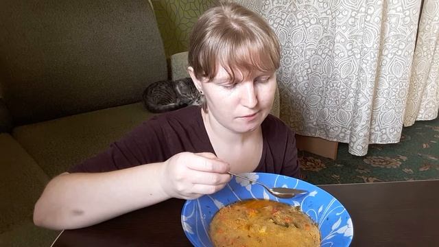 МУКБАНГ : Щи с говядиной смотреть онлайн