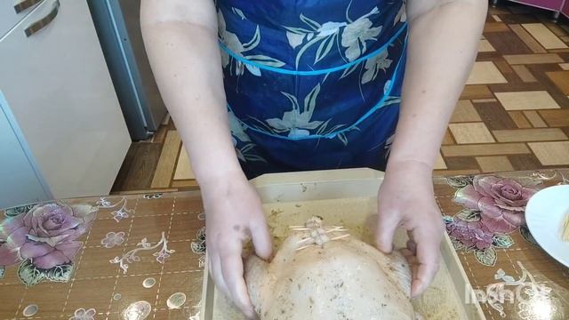 Новогодняя утка с яблоками. Божественный вкус. смотреть онлайн