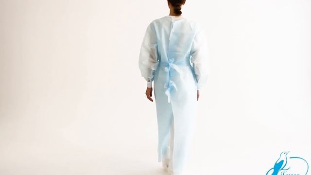 Длина 120 см спанбонд  ламинированный спанбонд Tutami span L голубой проходка