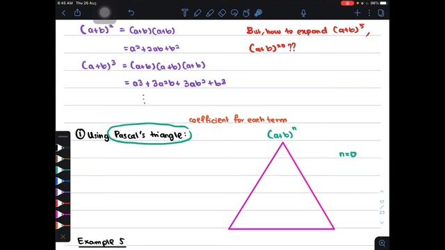 TO 3.2 Binomial Expansion  n is positive integer 2