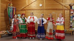 ОФА "Жемчужинка" (старшая группа). р.н.п. "Вечерок", А. Беляев "Наш чеботарь", р.н.п. "Вы ключах"