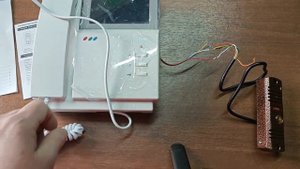 подключение видеодомофона  J2000