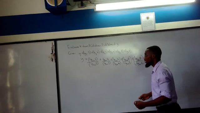 CSEC ADD MATH CHALLENGE Evaluate The Log Without A Calculator!