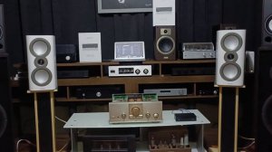 BOOKSHELF MISSION ZX-2 MKII - DAC MUSICAL FIDELITY V90 - AMPLIFICADOR PANASONIC