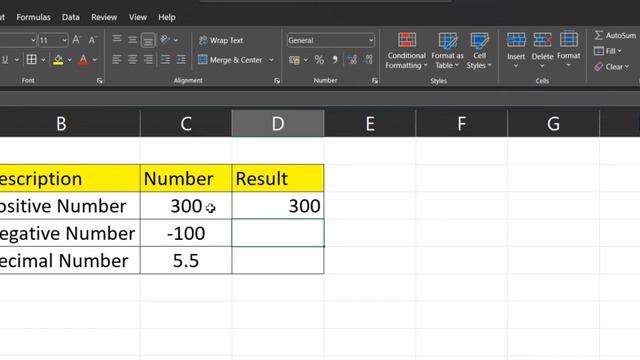 How to use ABS function in Excel | Basics Excel Function #ABS #msexcelformulas #excelfunctions