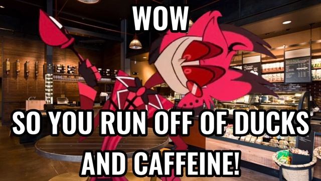 Lucifer Goes To Starbucks | Hazbin Hotel Skit