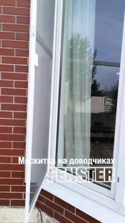 Москиная сетка на доводчиках. Эксклюзив от Оконной мануфактуры «Фэнстер» #shorts