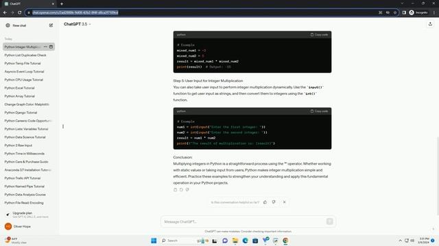 how to multiply integers in python