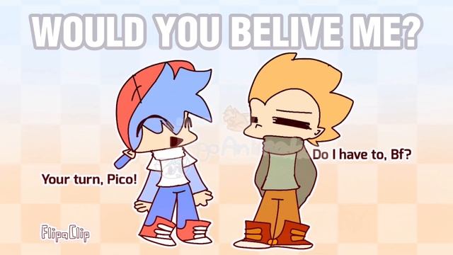 If I Smile Animation Meme /FNF Bf and Pico\ смотреть онлайн