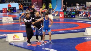 74кг 1/8 финала. Мурат Джакупов (Казахстан) - Заурбек Сидаков (ХМАО)