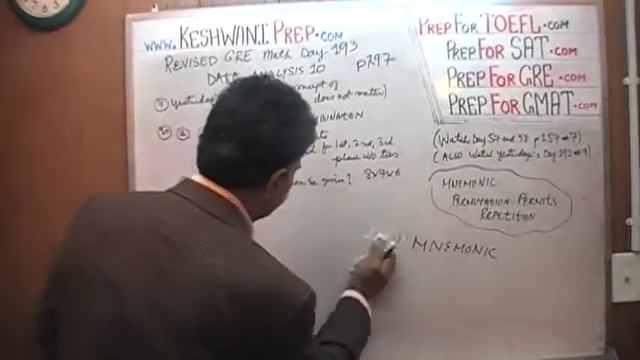 Revised GRE Math Day 193 p297 - Data Analysis 10 - Combination vs. Permutation - GRE, GMAT Tutor смотреть онлайн