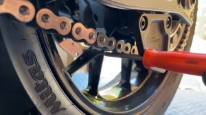 2021 2022 2023 2024 KTM 1290 Super Adventure Chain Tension Adjustment