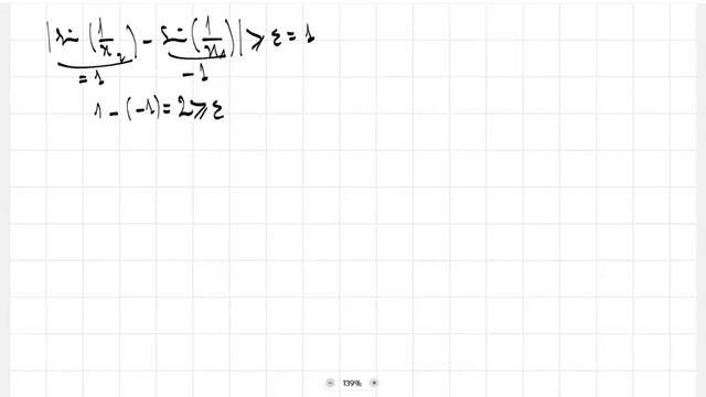 Proving the non-existence of limit sin1x when x approaches 0.
