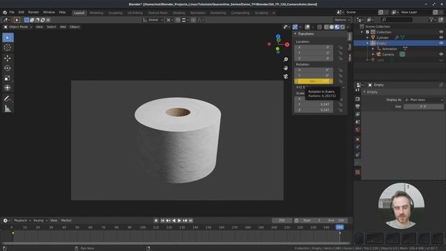 Camera Animation and Image Sequence | Blender 2.82 Quarantine Series 1-13 смотреть онлайн