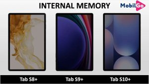 Сравнение планшетов Samsung Tab S10+, Tab S9+, Tab S8+