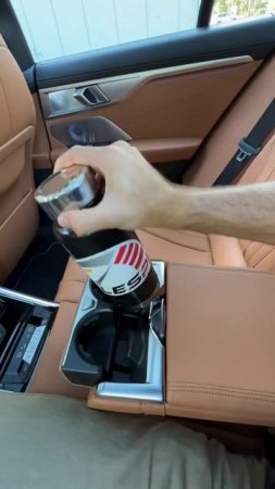 2023 BMW M850i Grand Coupé Big Bottle Test - Backseat #shorts