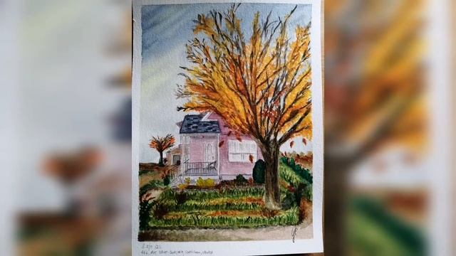 A few watercolor paintings 🖌️ смотреть онлайн