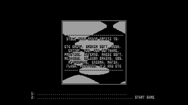 SpaceCrusade Crack Intro - Style  [#zx spectrum]