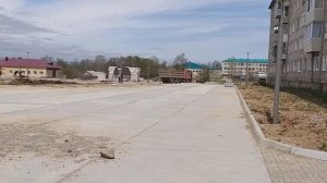 Совгавань, 20.05.23г., Площадь Победы у банка, благоустройство