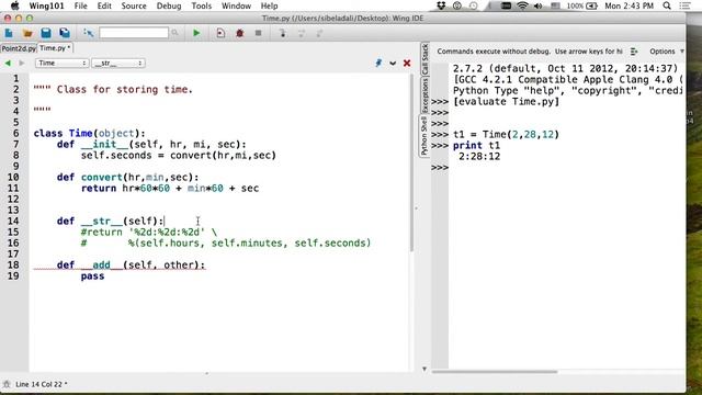 Computer Science 1, Lecture 18 Classes 2
